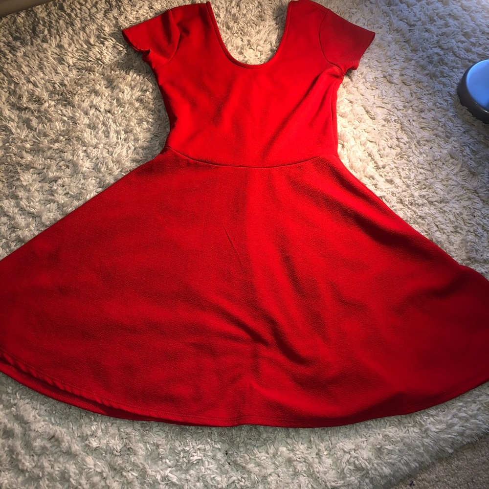 Red dress